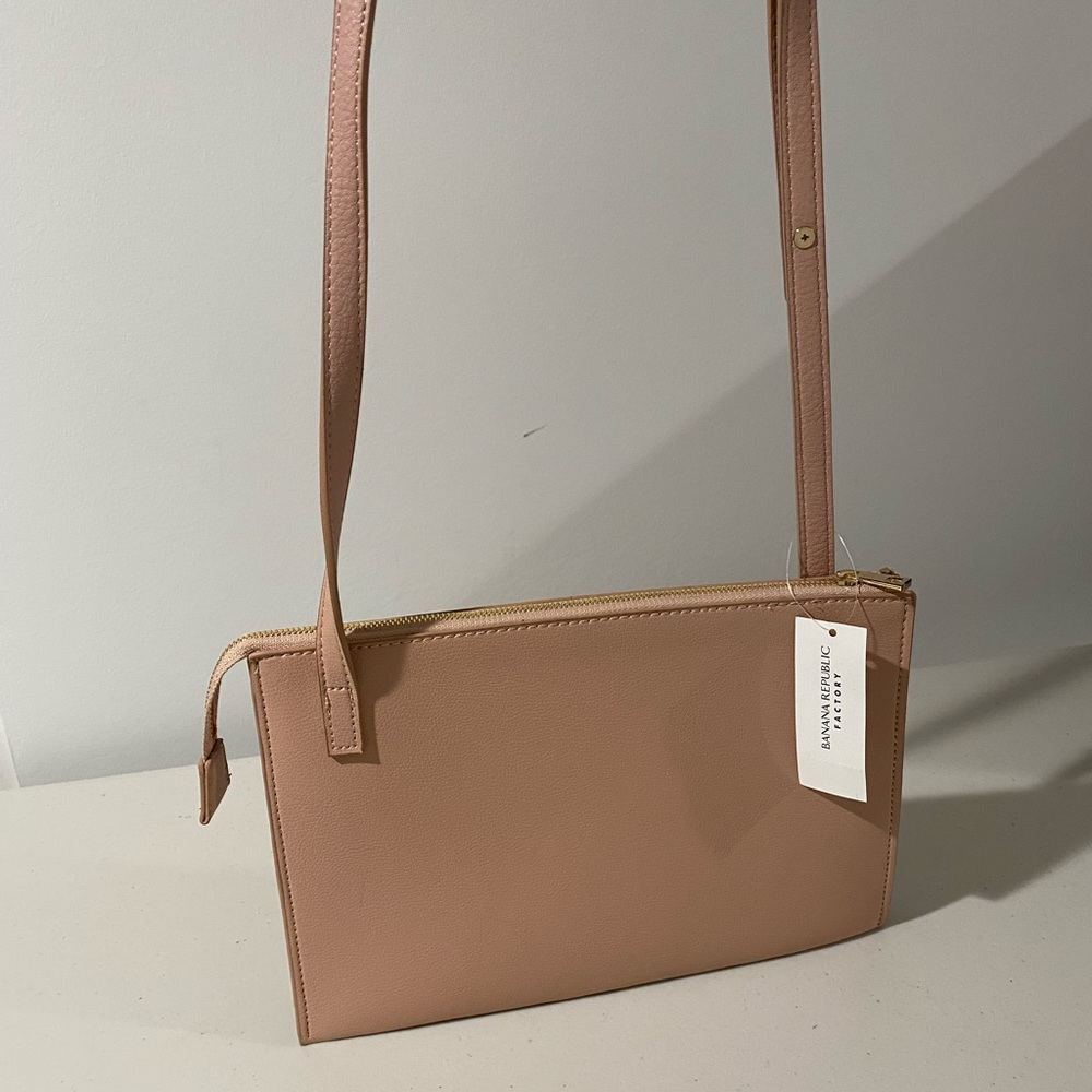 NEW Banana Republic Factory Crossbody Purse, Dusty Rose